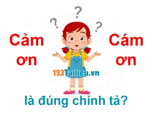 Cảm ơn hay Cám ơn là đúng chính tả? 50% không trả lời được
