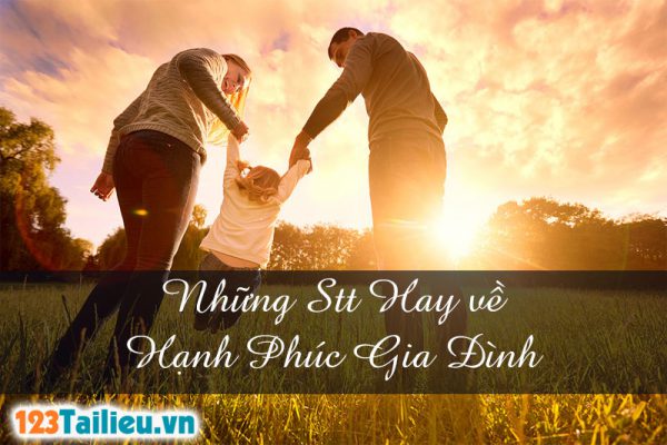 Những Stt Hay về Hạnh Phúc Gia Đình