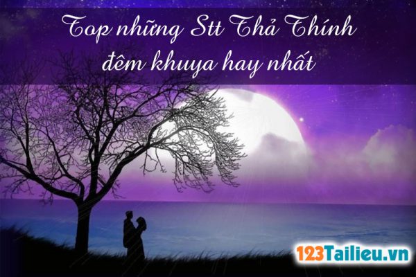 Top những Stt Thả Thính đêm khuya hay nhất