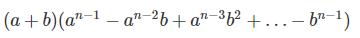 Hằng đẳng thức an−bn (với n là số chẵn)