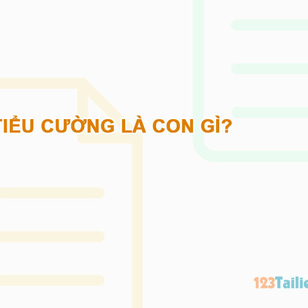 Tiểu cường là con gì?