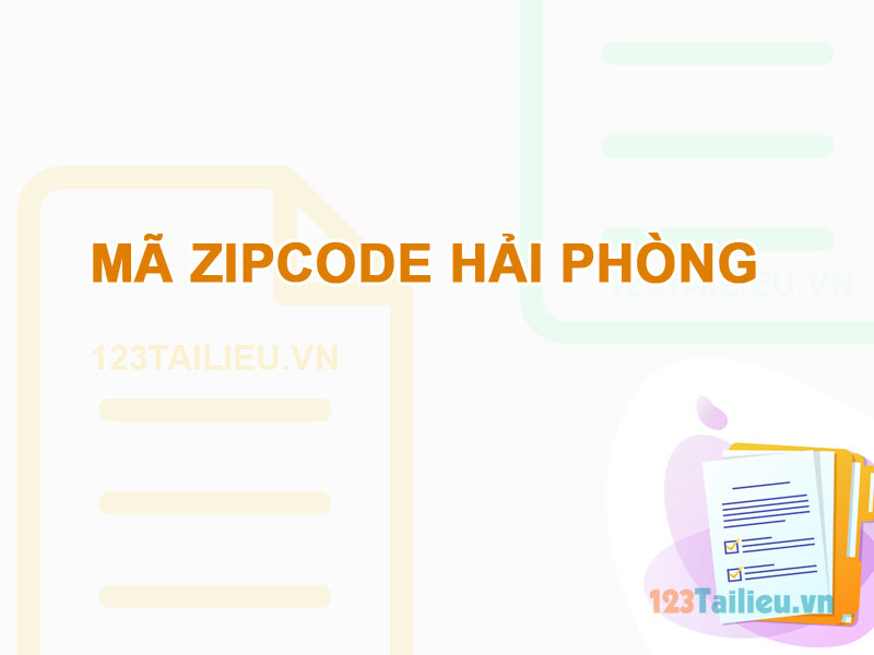 Mã Zipcode Hải Phòng